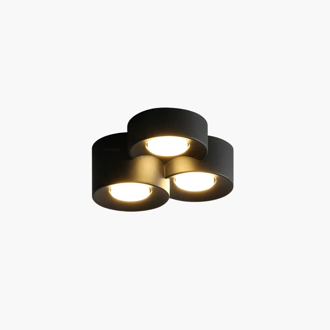 Plafonnier LED cylindre moderne intérieur minimaliste