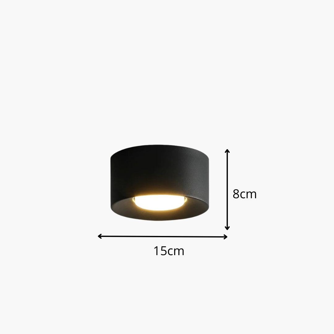 Plafonnier LED cylindre moderne intérieur minimaliste