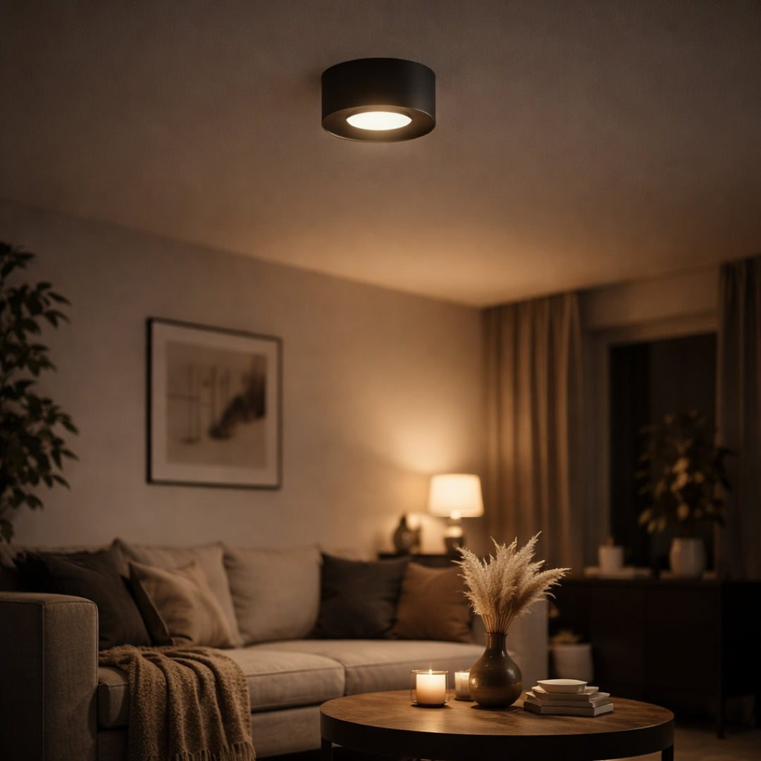 Plafonnier LED cylindre moderne intérieur minimaliste