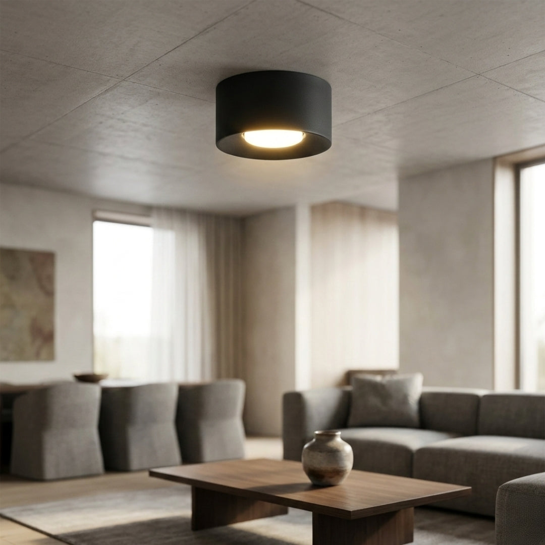 Plafonnier LED cylindre moderne intérieur minimaliste