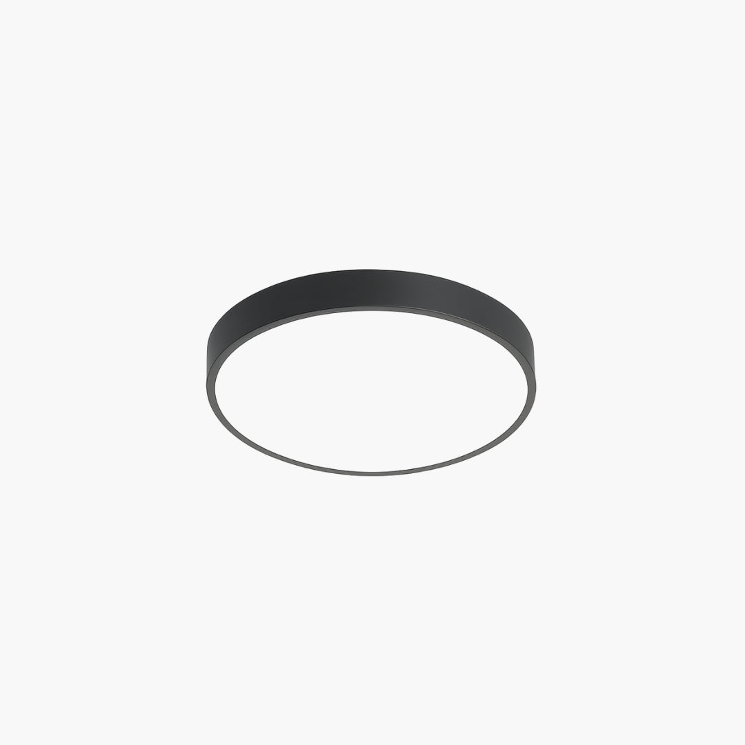 Plafonnier LED design plat arrondi