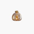 Plafonnier LED en Verre Moderne Élégant