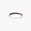 Plafonnier LED géométrique en bois Evelyn