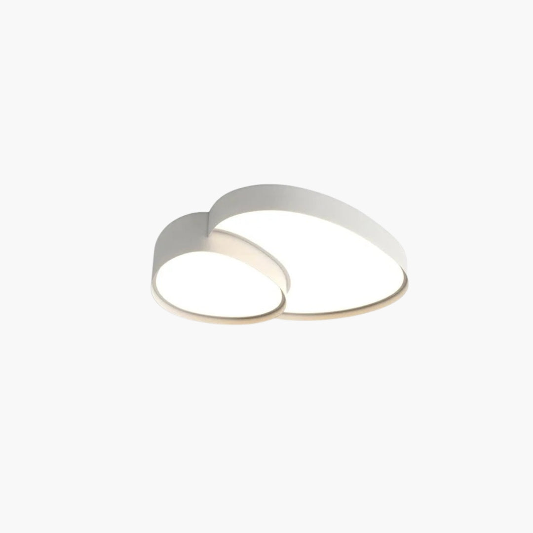 Plafonnier LED Design Noir Élégant Moderne