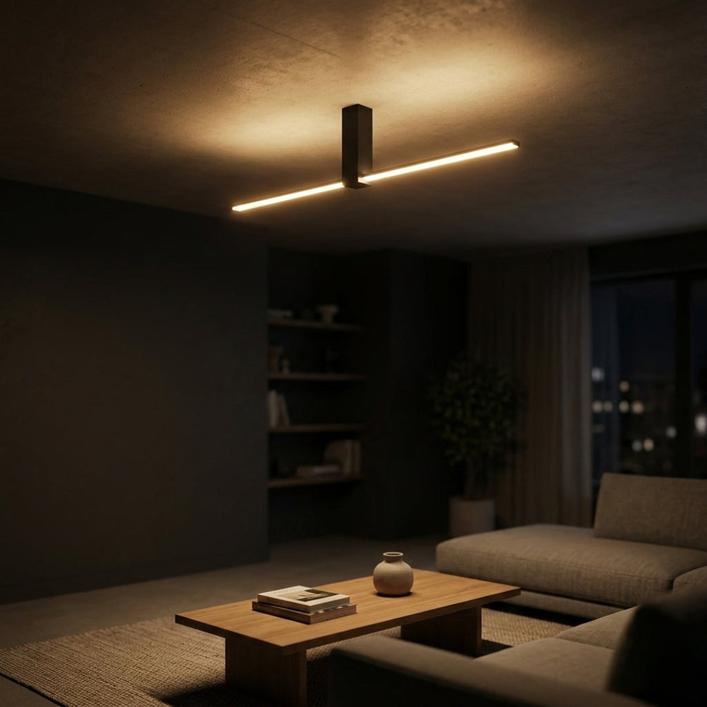 Plafonnier LED Minimaliste Barre Lumineuse Moderne