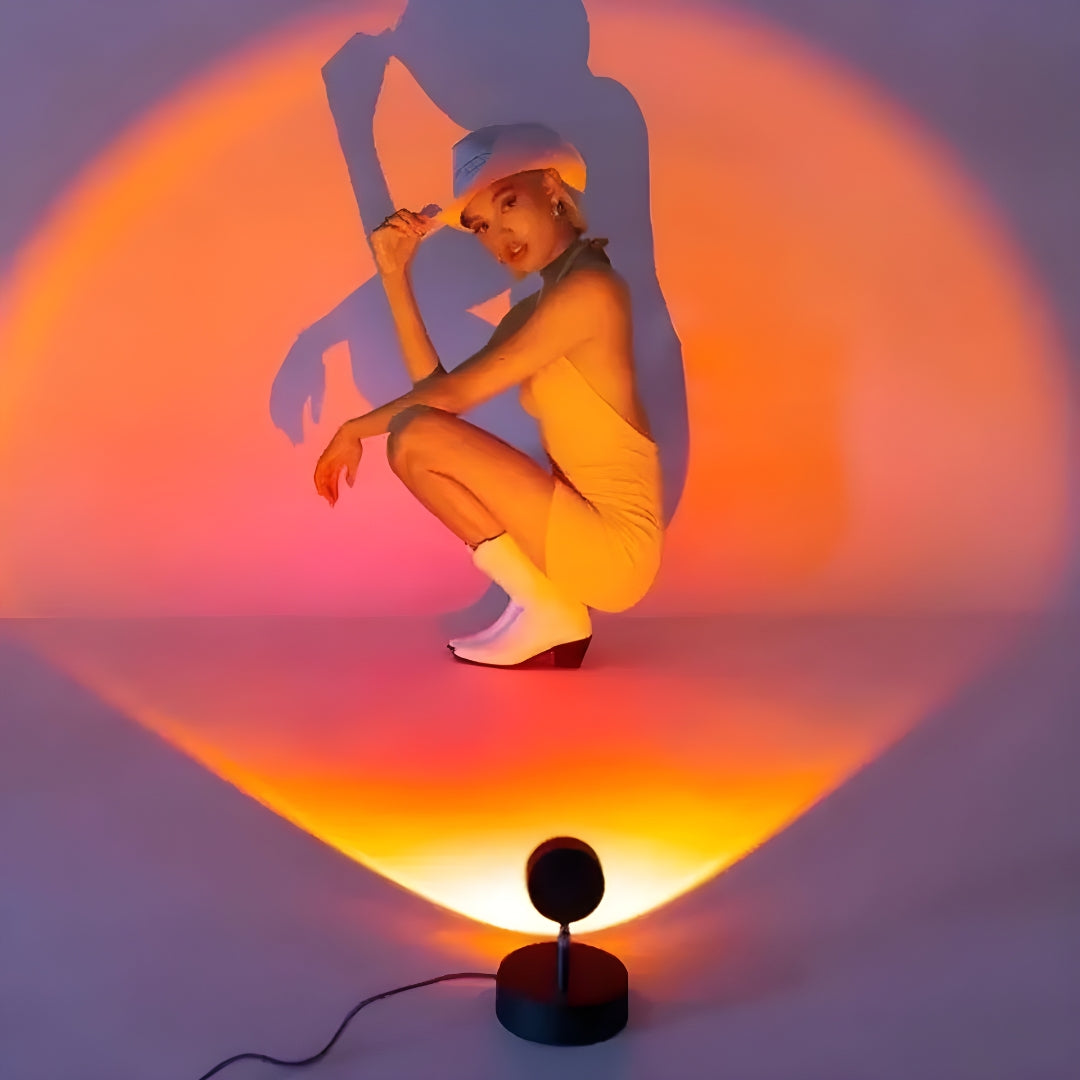 Lampe De Chevet Coucher De Soleil 16 Couleurs