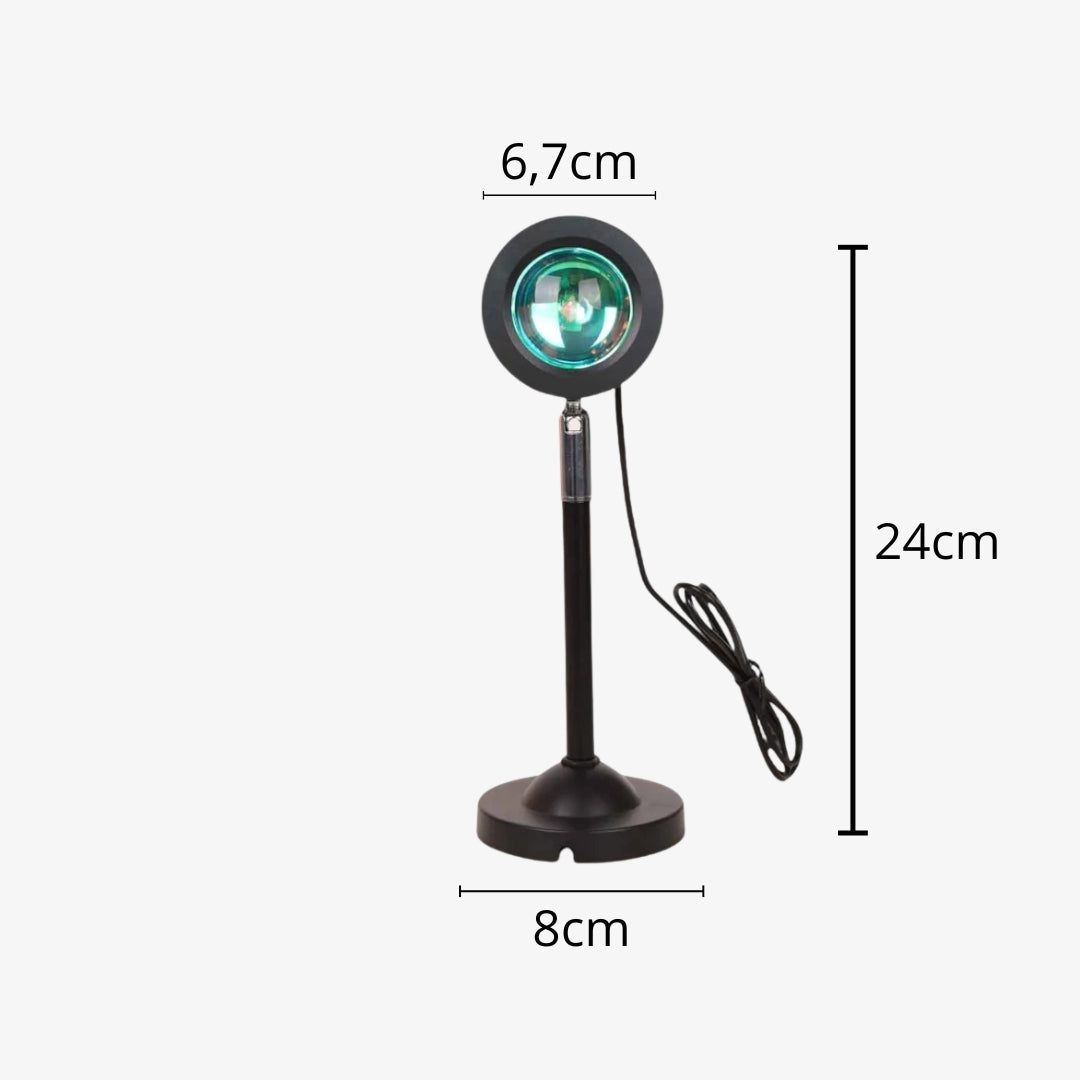 Lampe De Chevet Coucher De Soleil 16 Couleurs