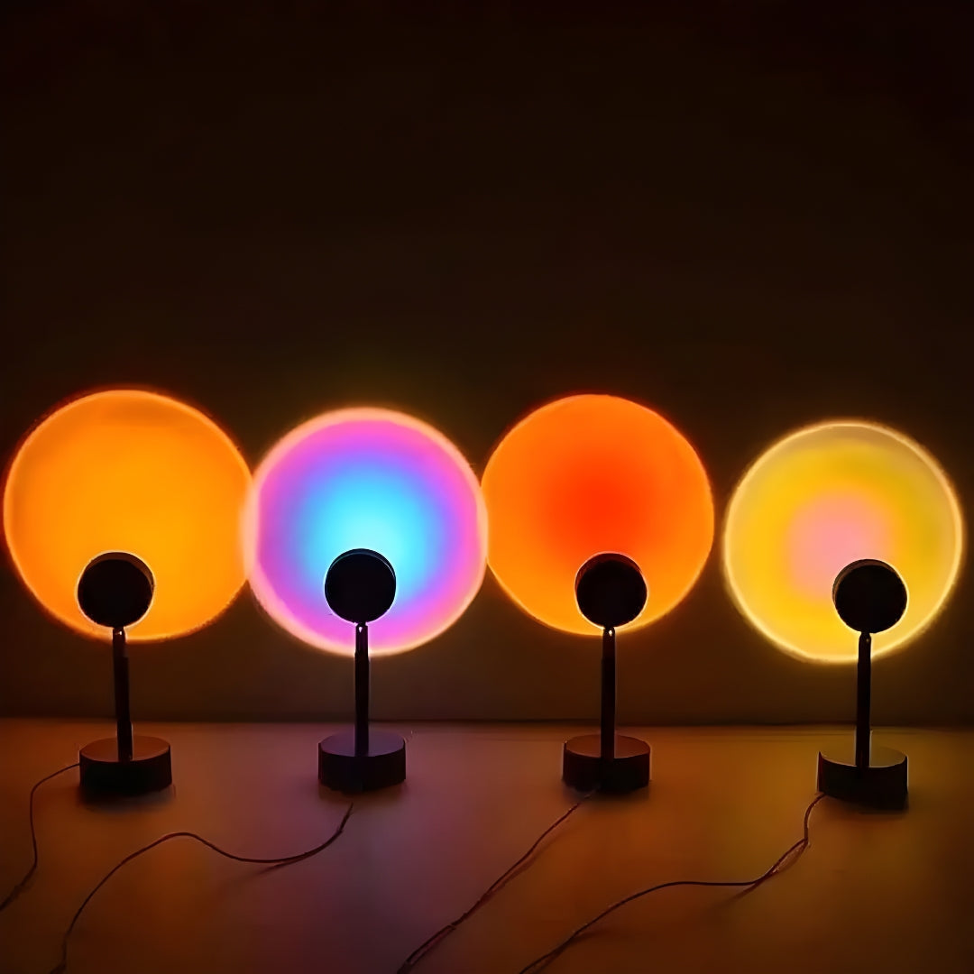 Lampe De Chevet Coucher De Soleil 16 Couleurs
