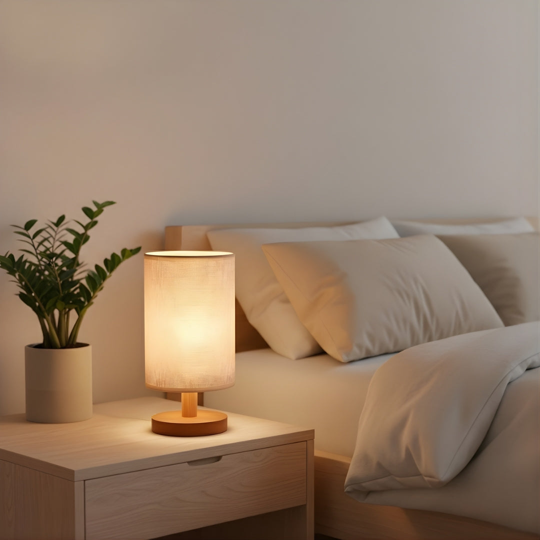 Lampe De Chevet En Lin