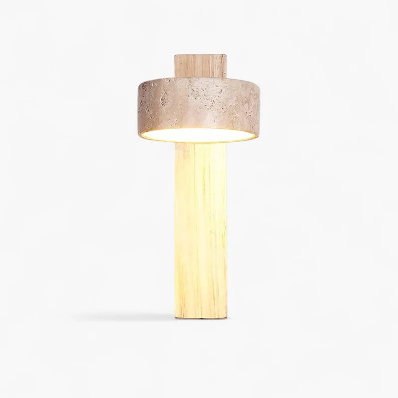 Lampe De Chevet Murale Travertin