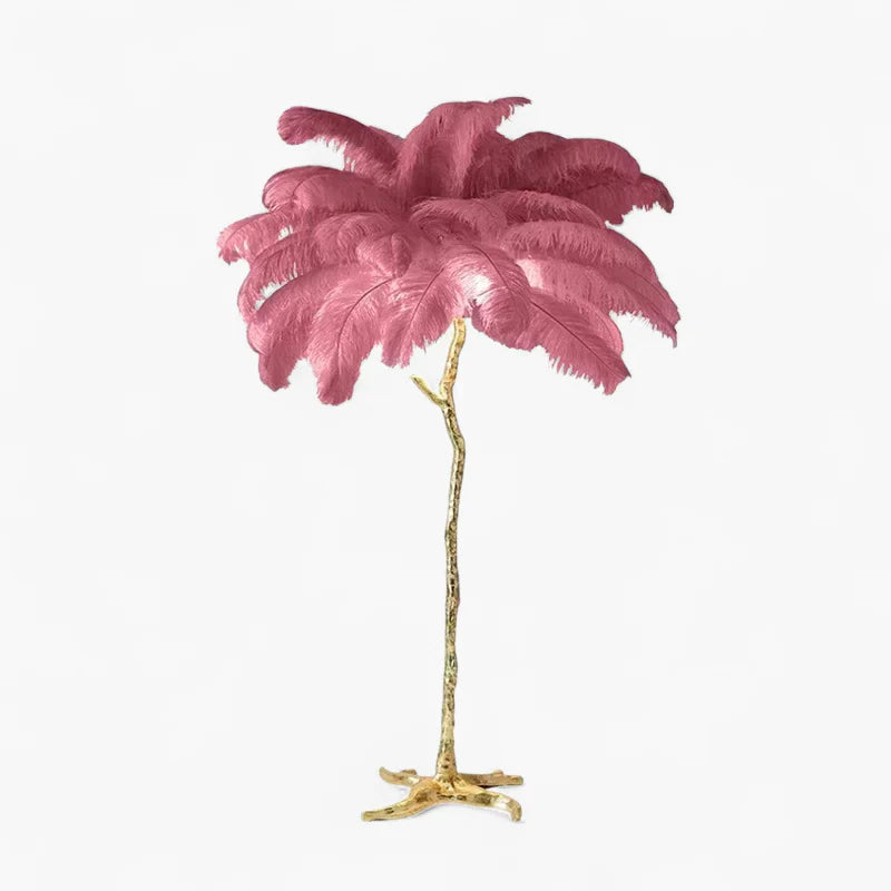 Lampe Plume d'Autruche