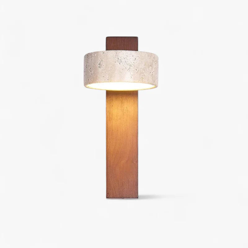 Lampe De Chevet Murale Travertin