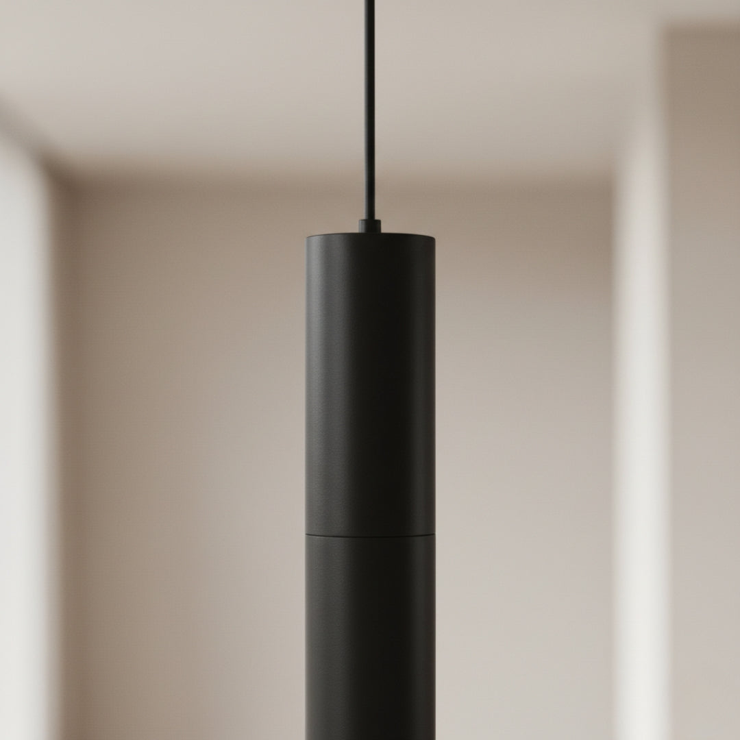 Suspension LED Cylindre Tubulaire Minimaliste