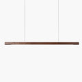 Suspension LED moderne en bois allongé Hang