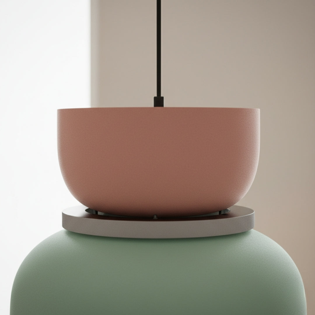 Suspension Colorée aux Formes Ludiques Design