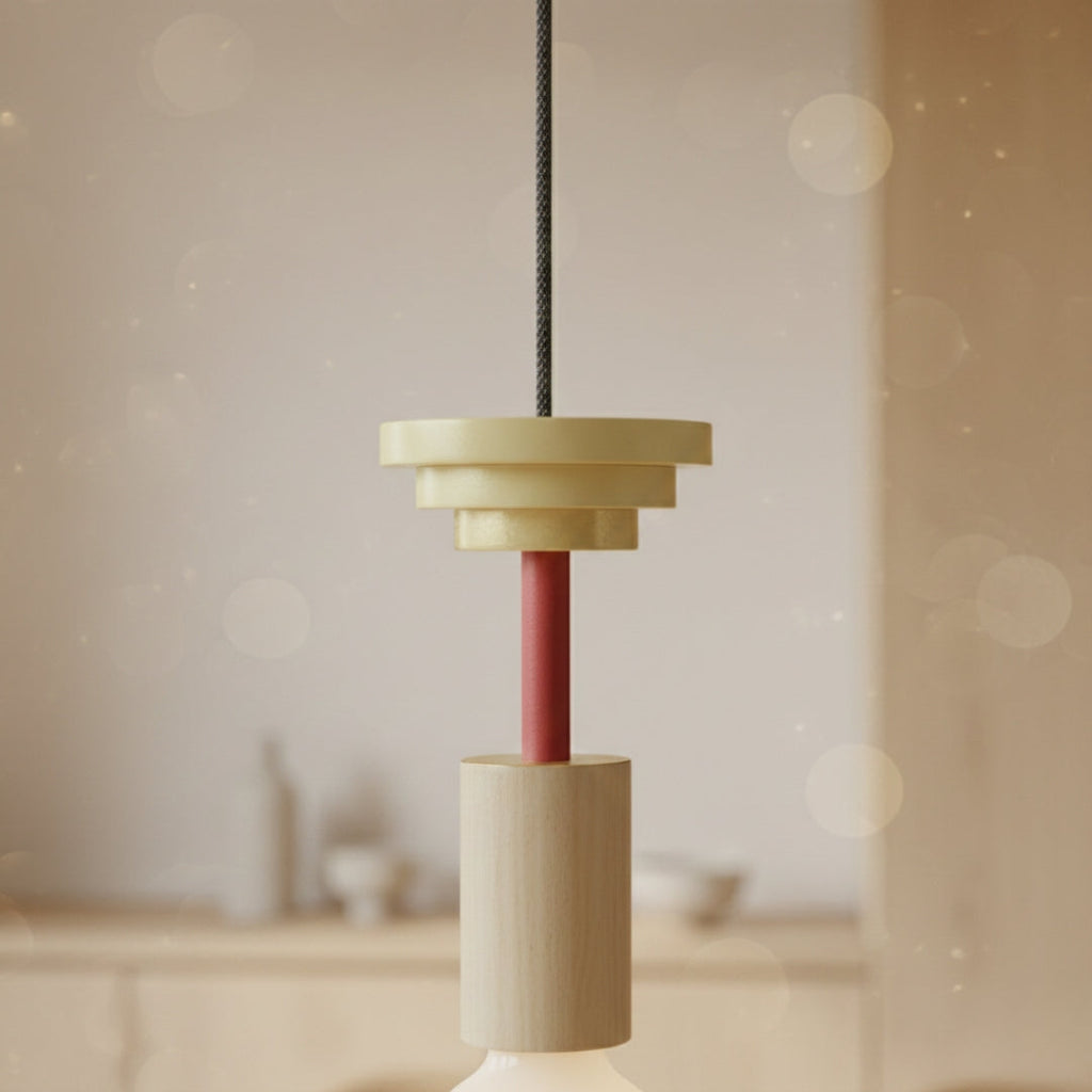 Suspension LED Bois Style Nordique