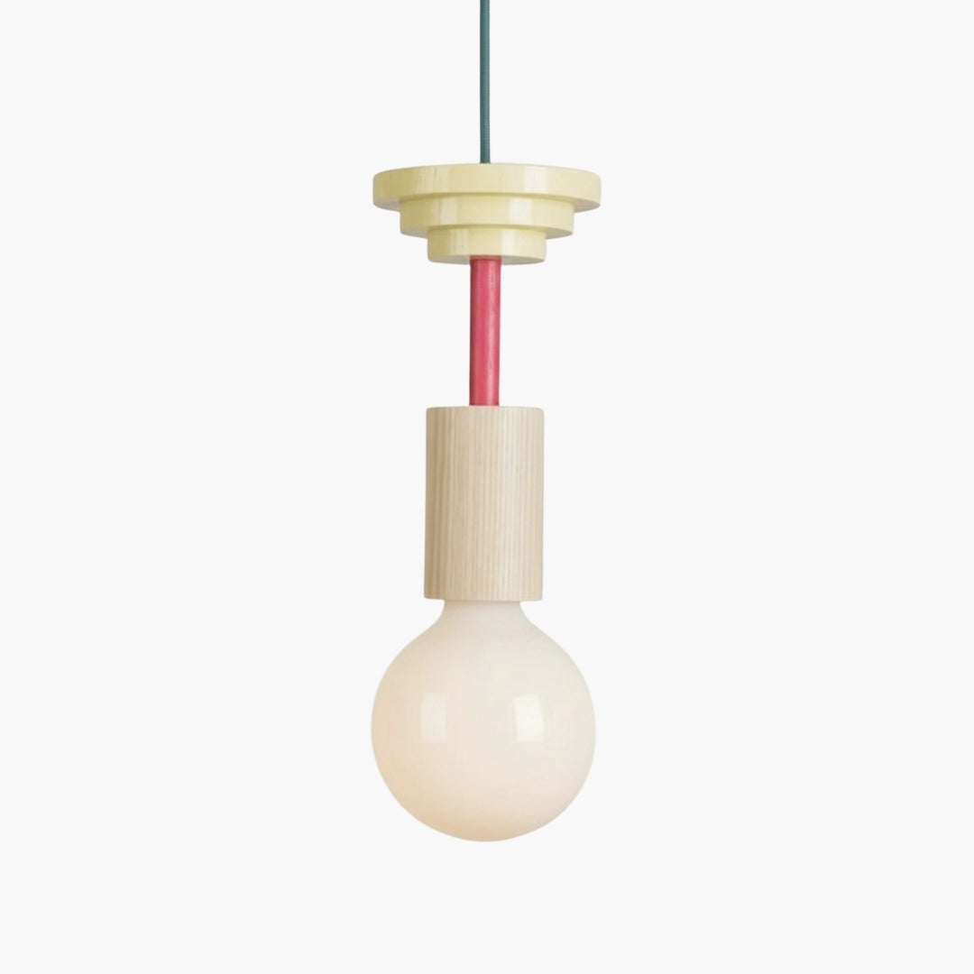 Suspension LED Bois Style Nordique