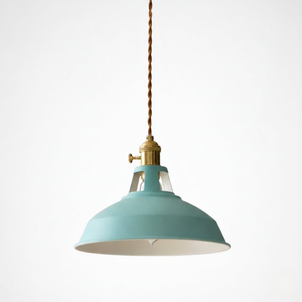 Suspension LED Métal Coloré Style Loft Moderne