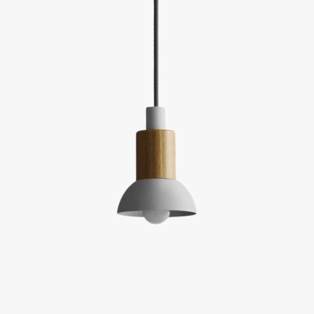 Suspension design en bois et métal de différentes formes Window