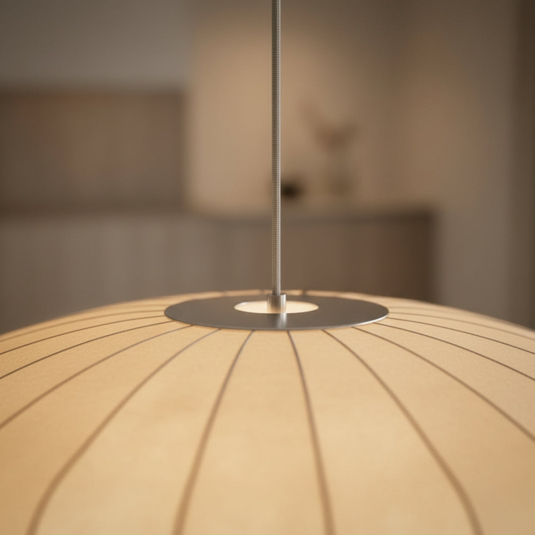 Suspension moderne en papier style japonais Silk