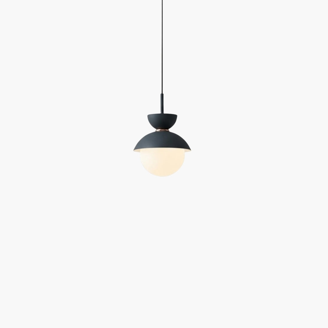 Suspension nordique en verre boule – Design moderne et élégant