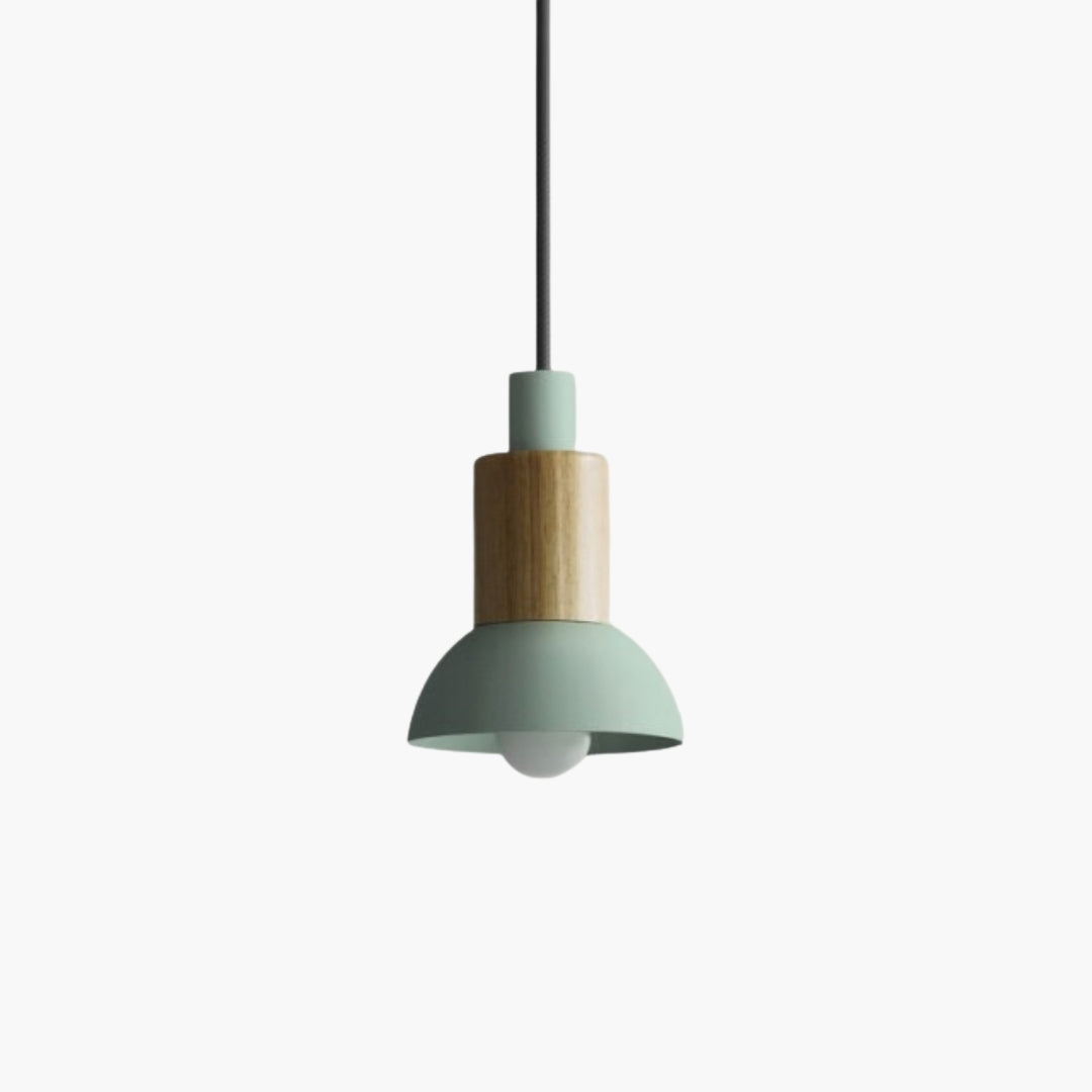 Suspension design en bois et métal de différentes formes Window