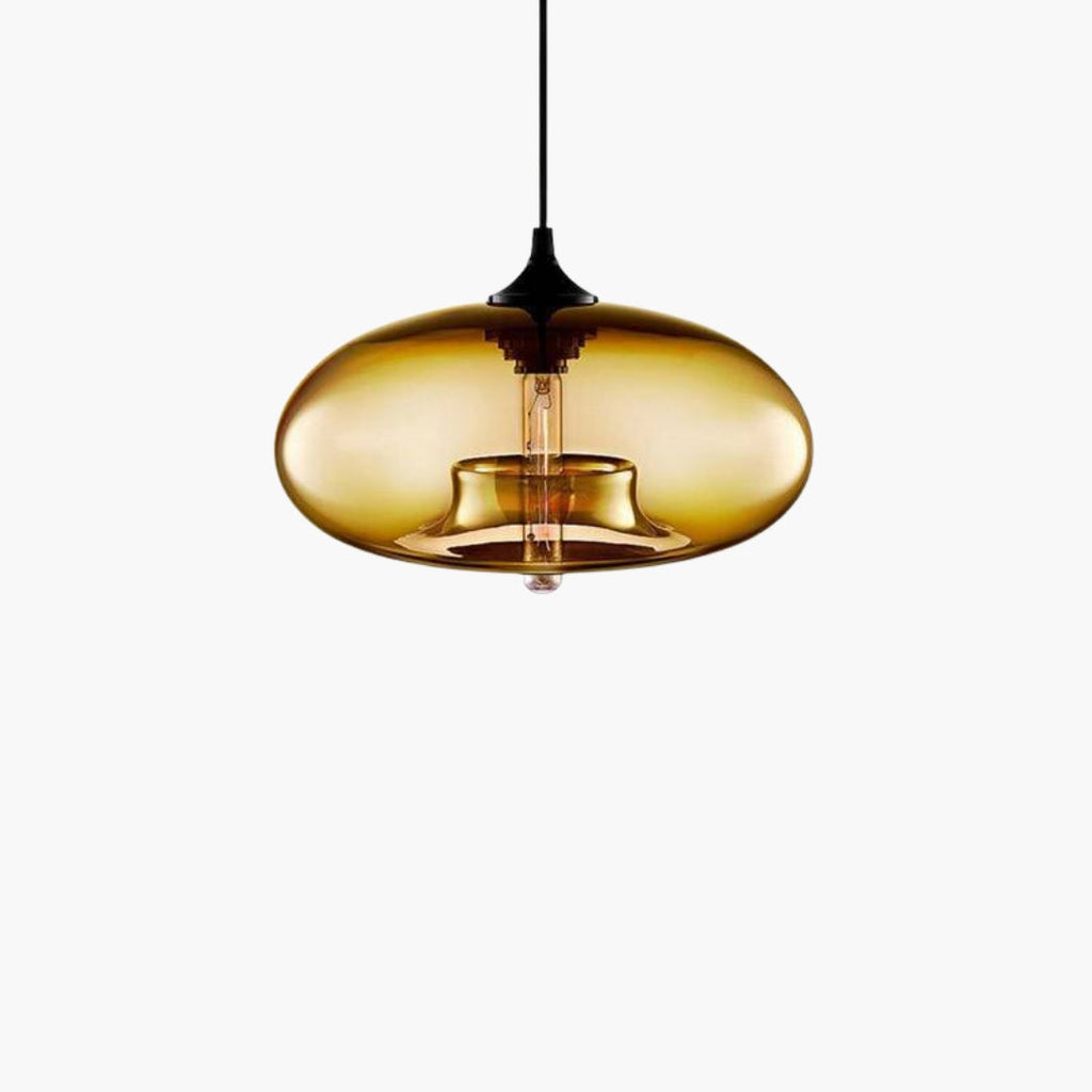 Suspension design ovale en verre Ball