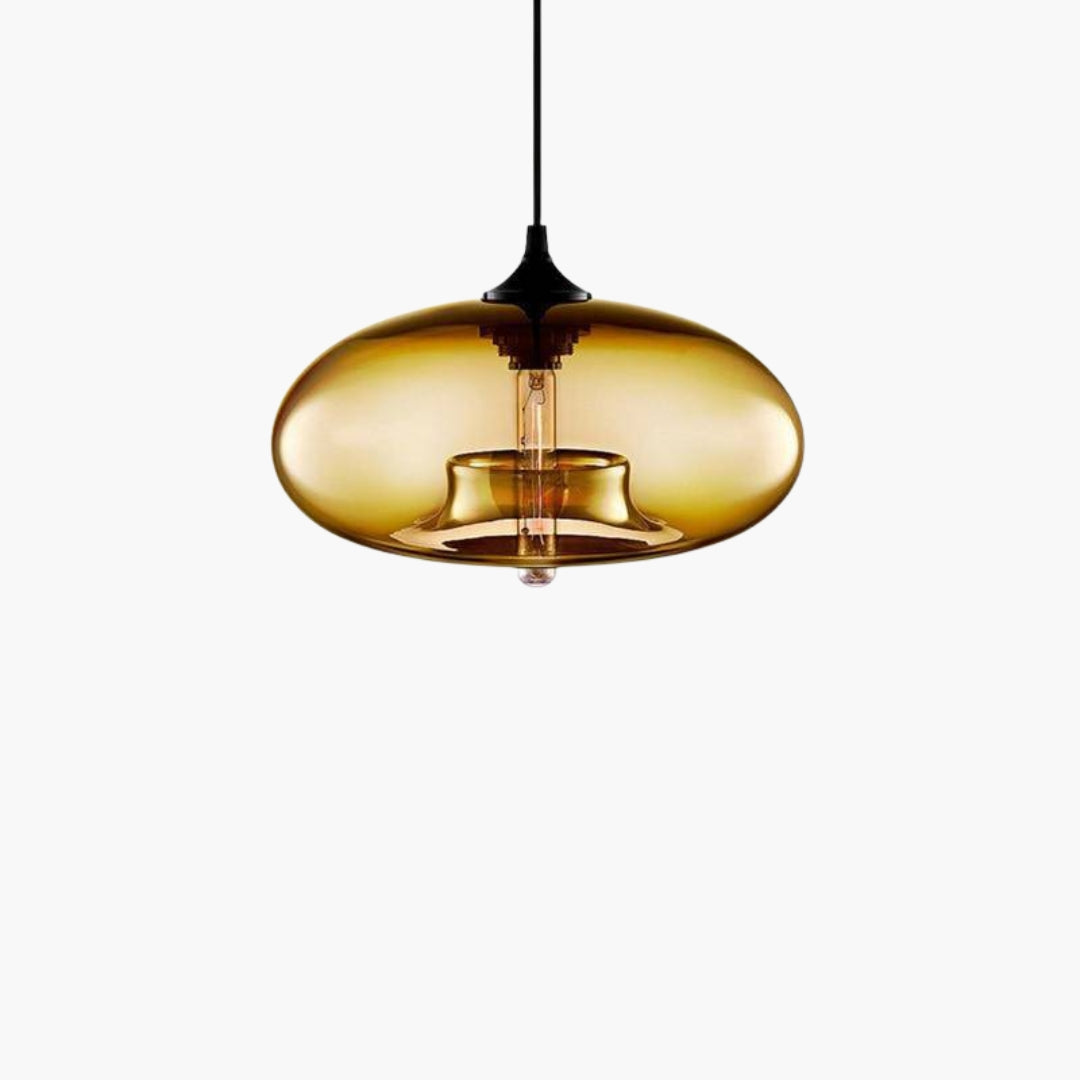 Suspension design ovale en verre Ball