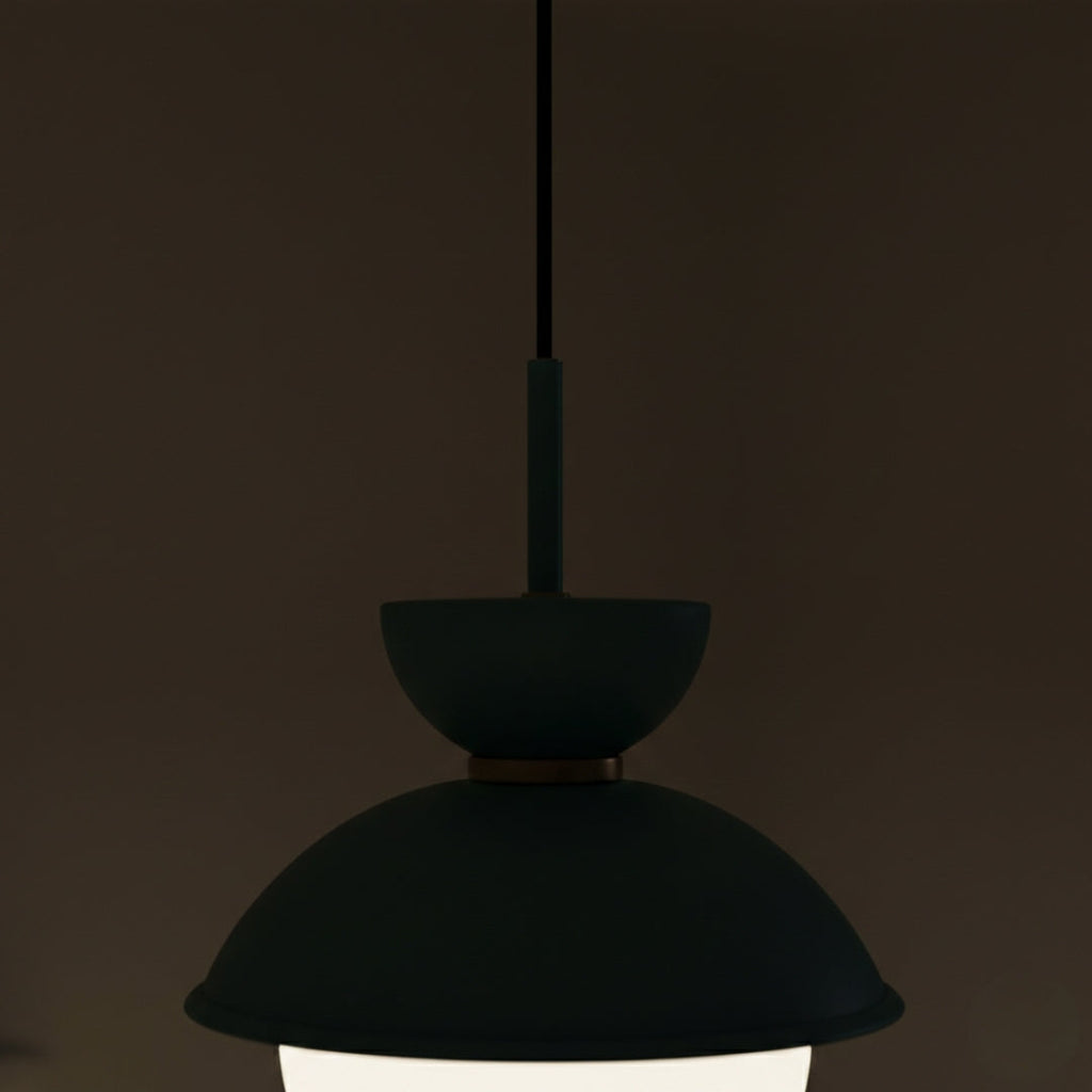 Suspension nordique en verre boule – Design moderne et élégant
