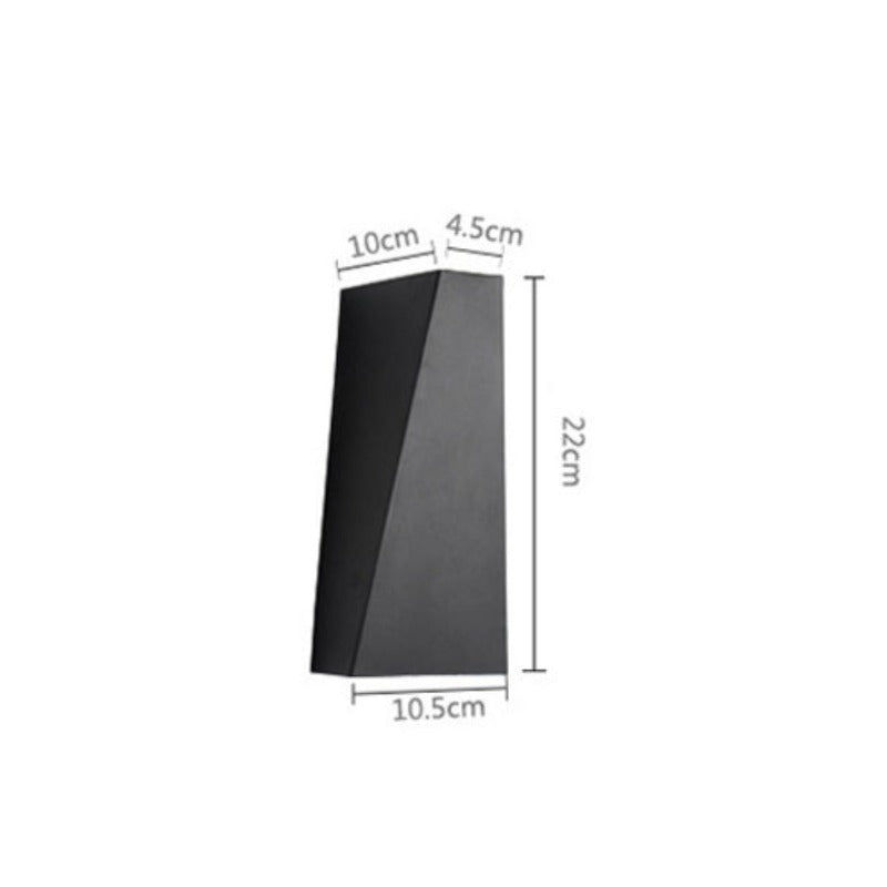 Applique Murale LED Cubique Design Noir ou Blanc