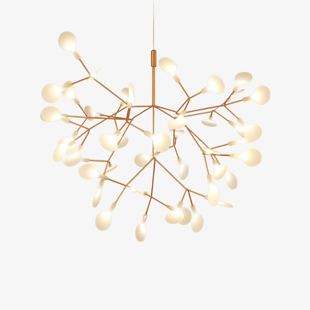 Suspension LED Design Arbre Moderne Cuivré ou Noir