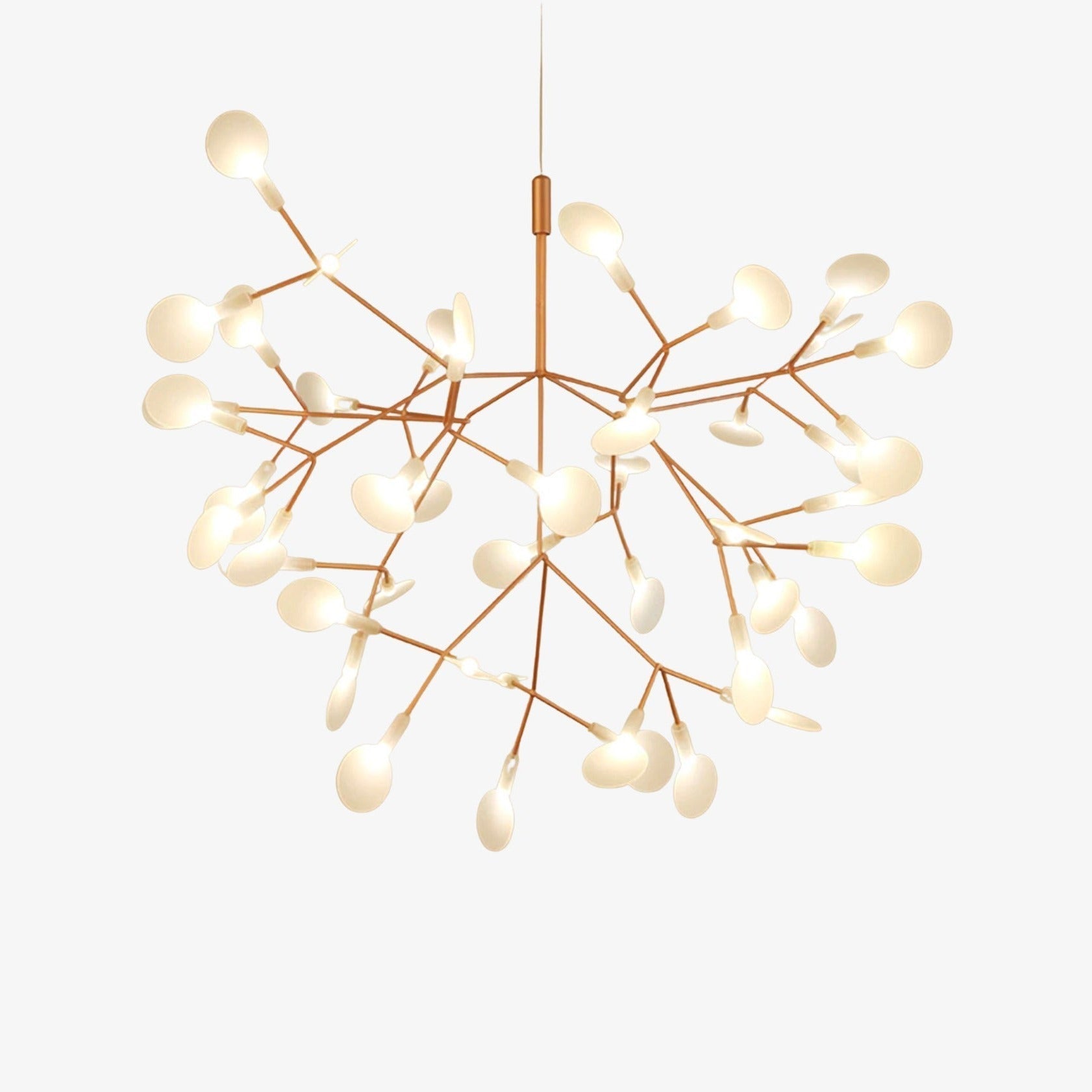 Suspension LED Design Arbre Moderne Cuivré ou Noir