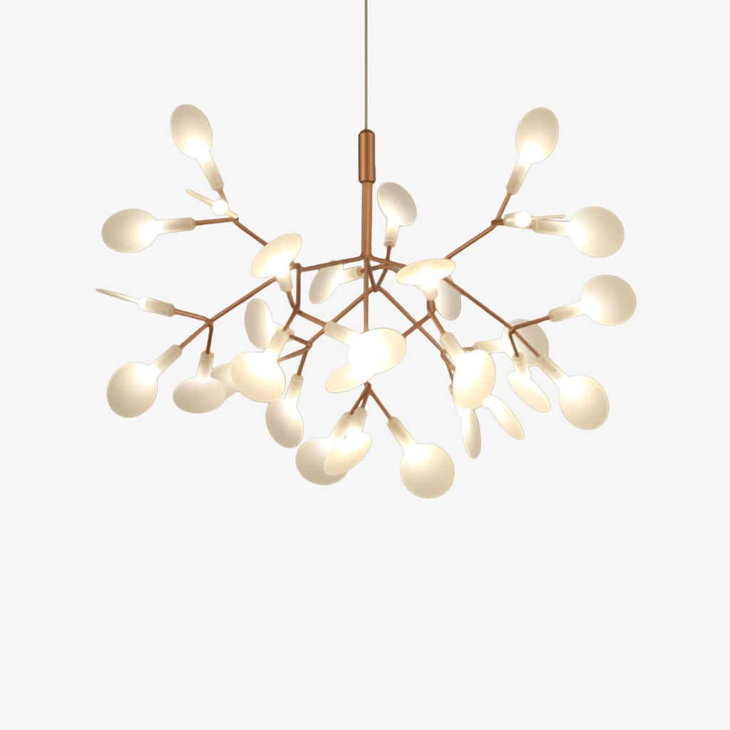 Suspension LED Design Arbre Moderne Cuivré ou Noir