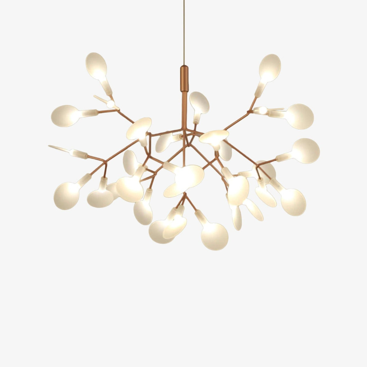 Suspension LED Design Arbre Moderne Cuivré ou Noir