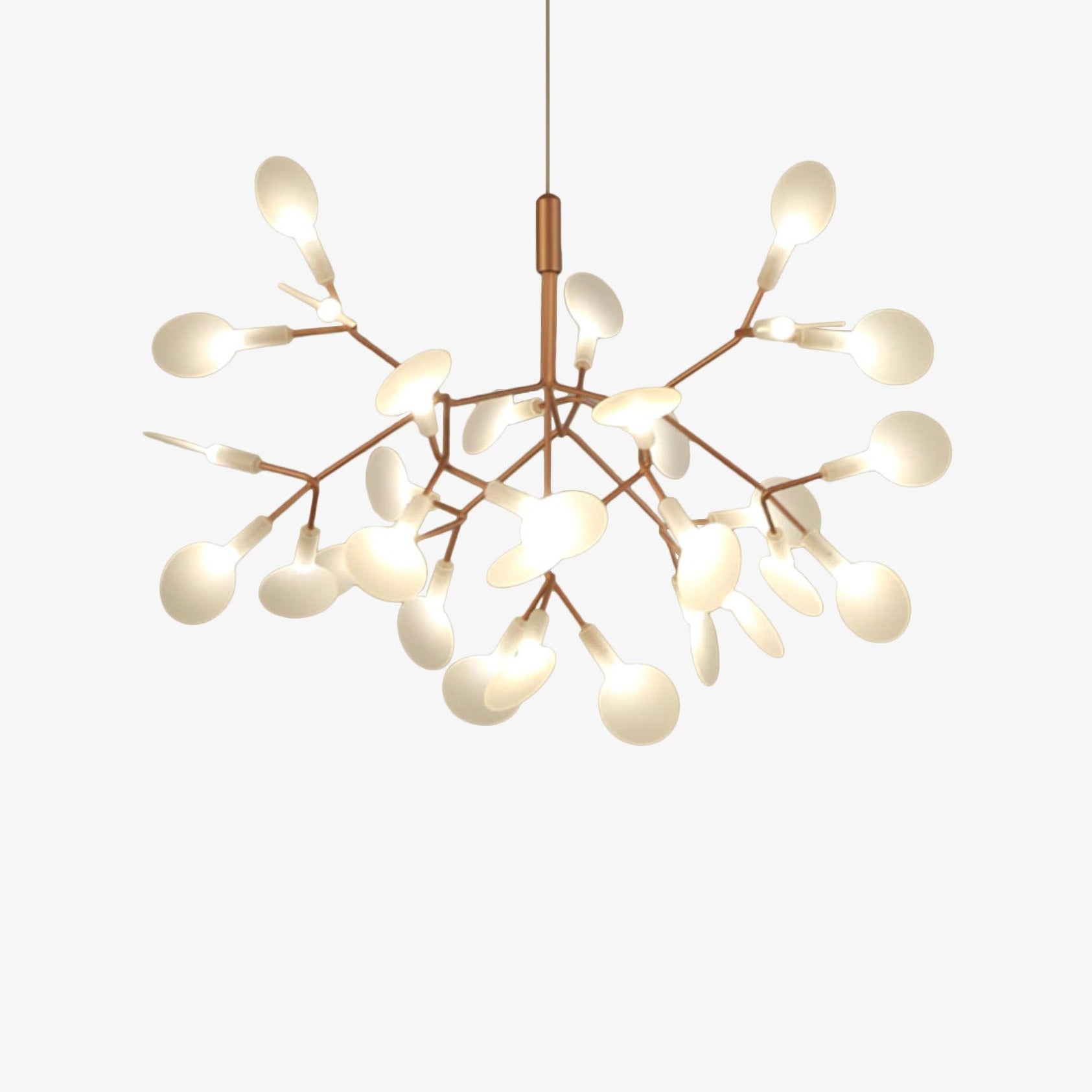 Suspension LED Design Arbre Moderne Cuivré ou Noir